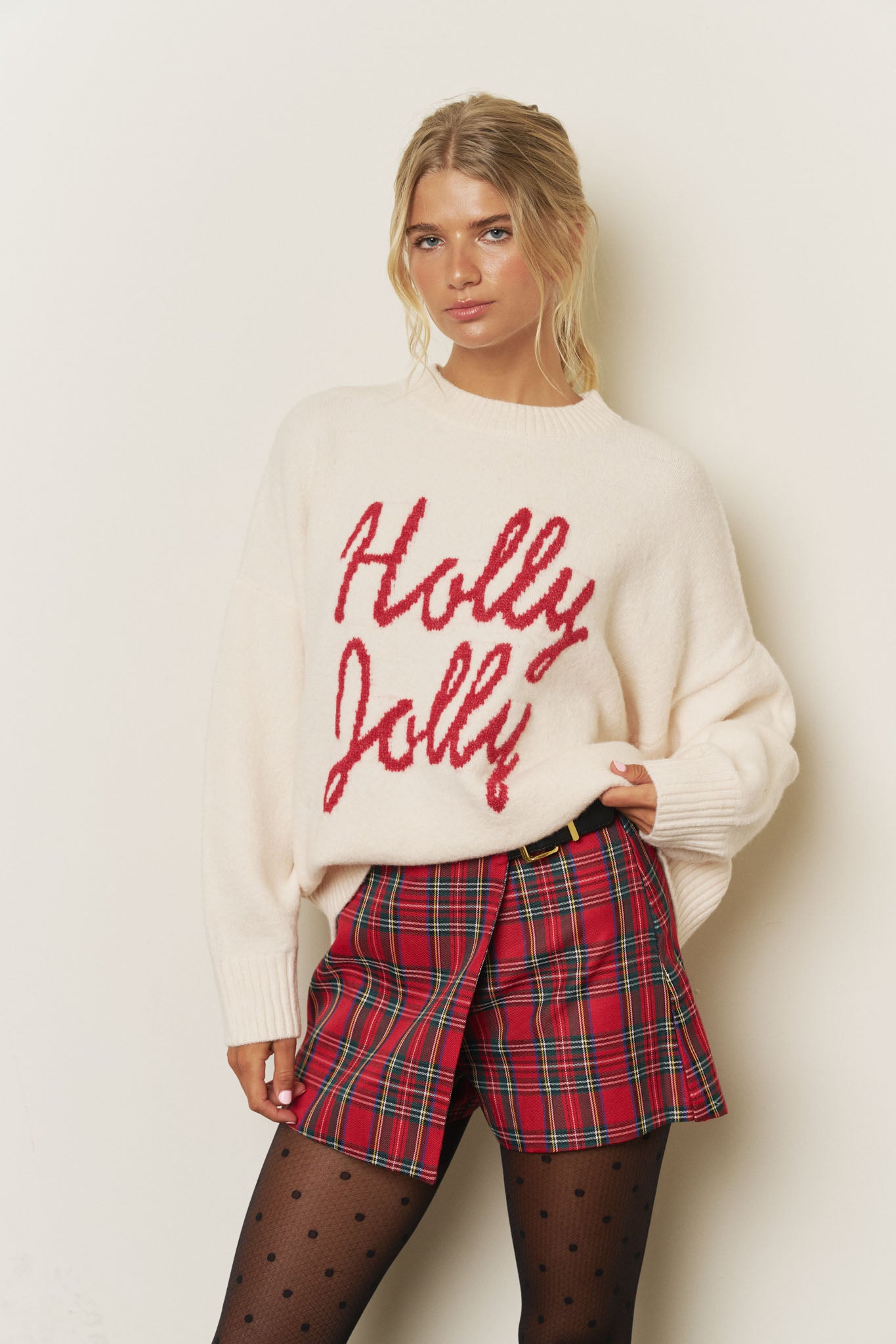 HOLLY JOLLY CHRISTMAS SWEATER (PRE-ORDER)