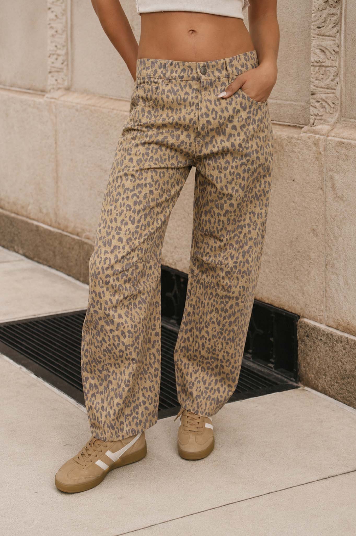 LEOPARD PRINT JEANS (PRE-ORDER)
