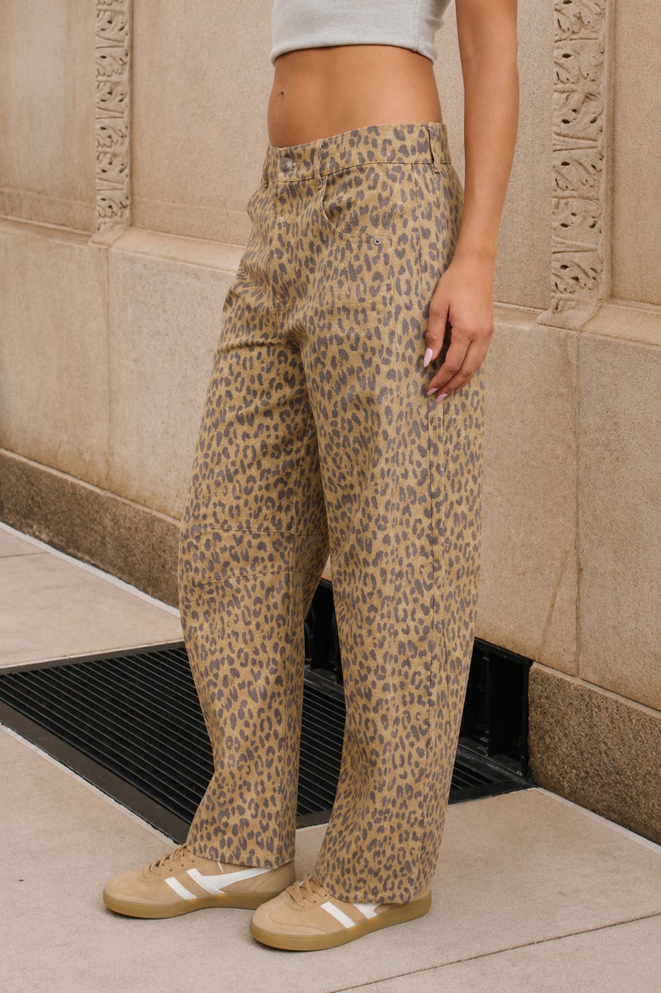 LEOPARD PRINT JEANS (PRE-ORDER)