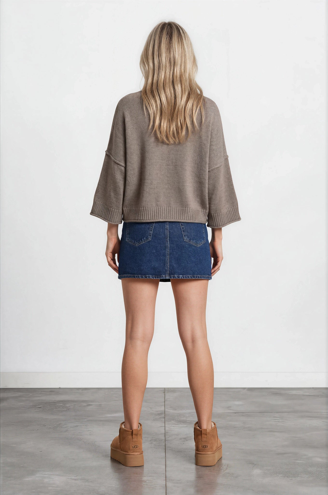 EXPOSED SEAM DROP SHOULDER SHORT SLEEVE PULLOVER