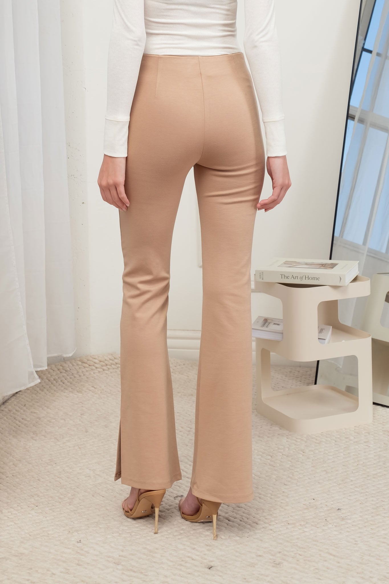 HIGH WAIST STRAIGHT LEG PANTS